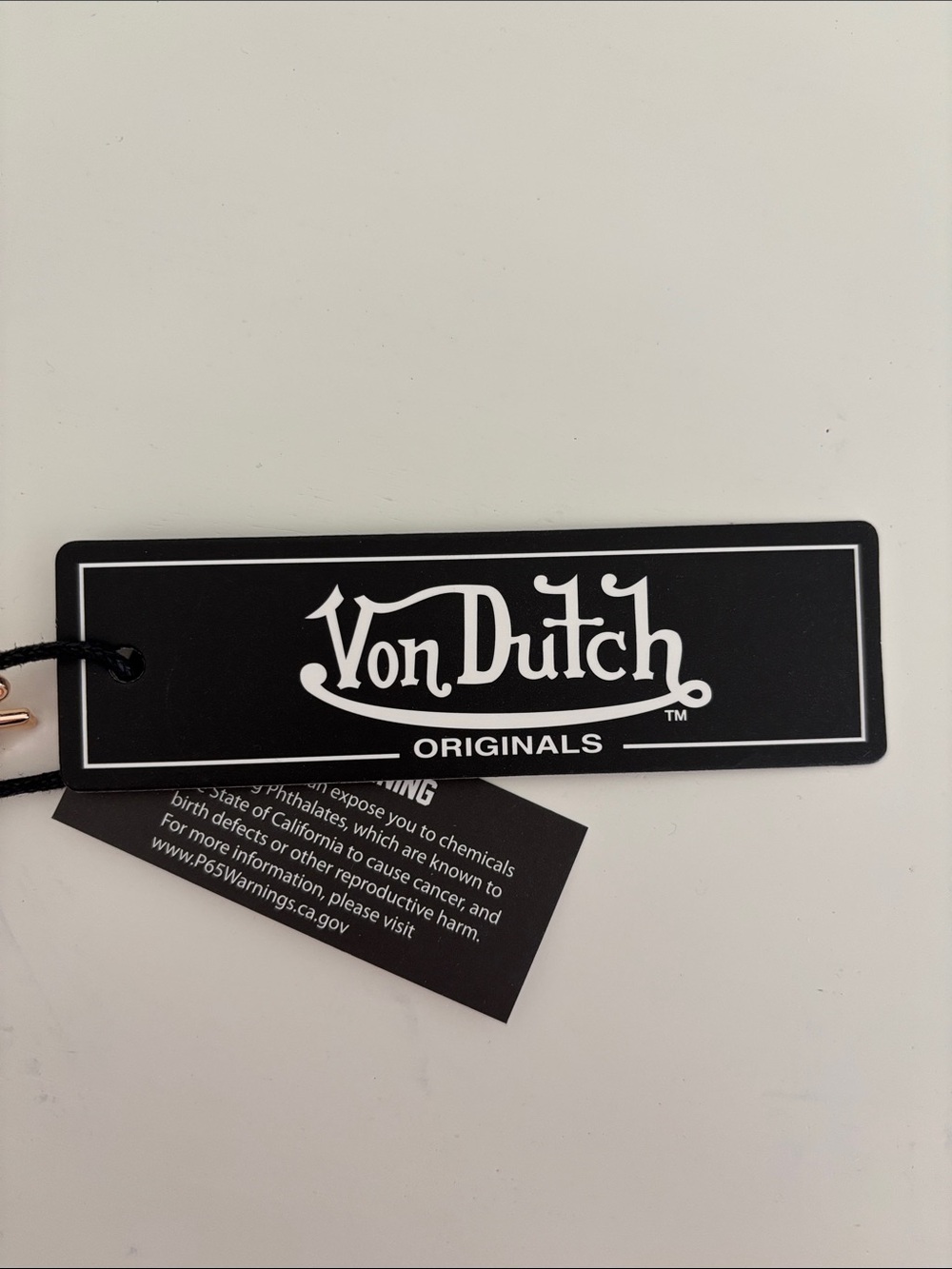 Von Dutch Denim Crescent Shoulder Bag - Picture 6 of 6